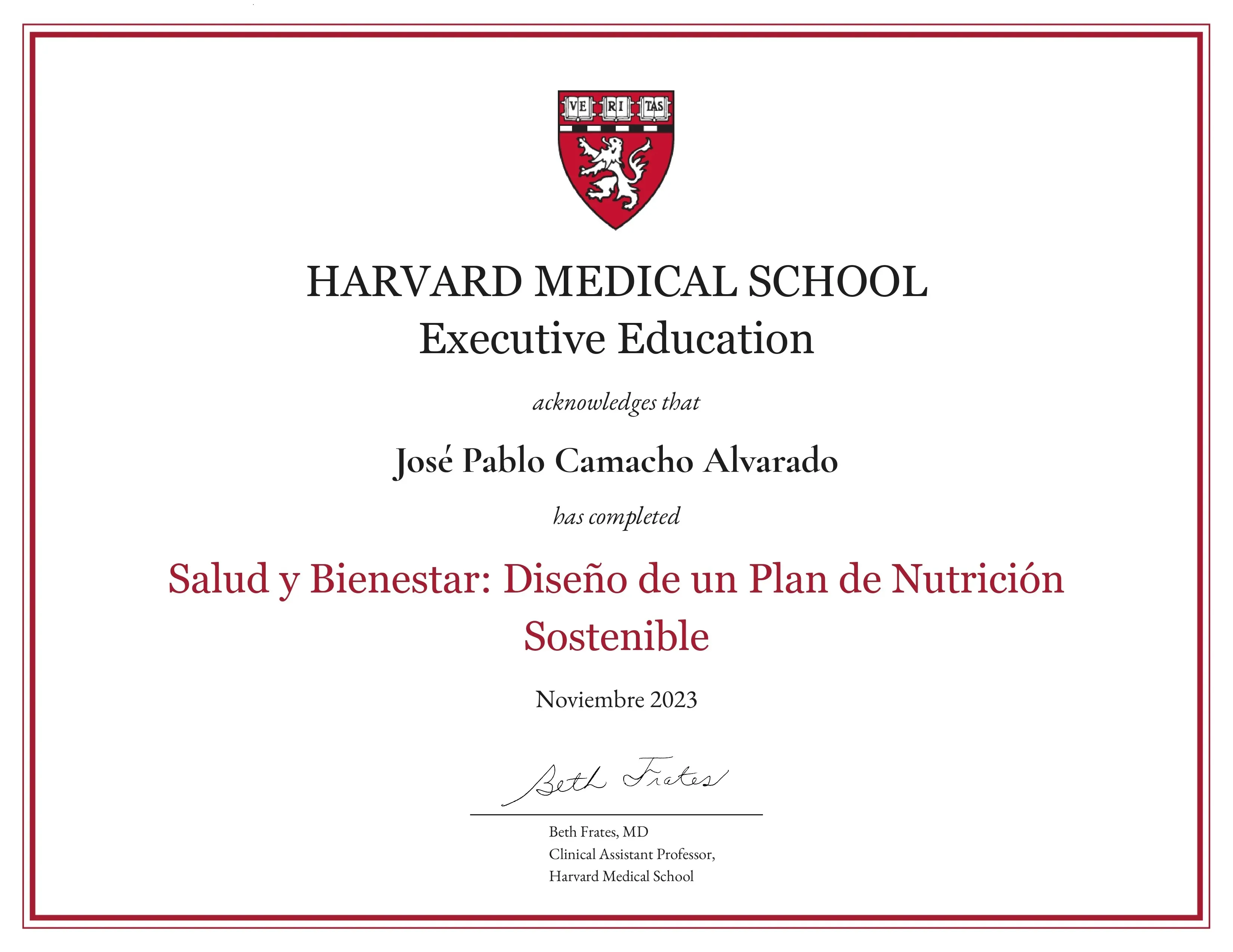 Harvard Certificate App Instructor JP